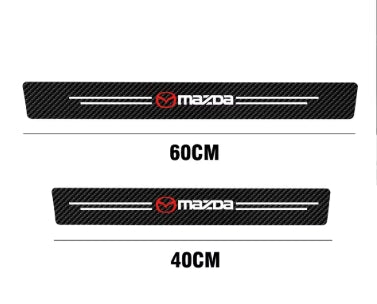 Autocollants de protection de seuil de porte Mazda 4pièces