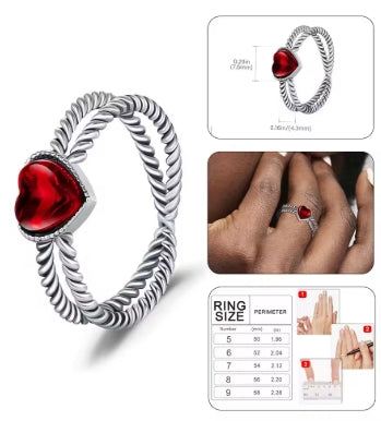 Bague en argent Sterling 925 pour femmes