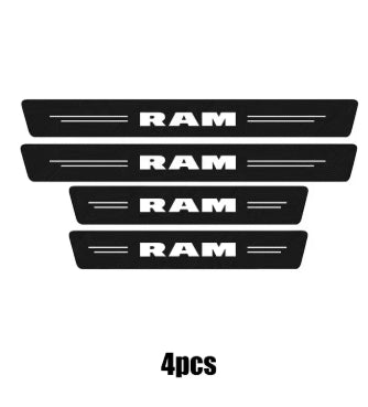 Autocollants de protection sur le seuil de porte dodge ram