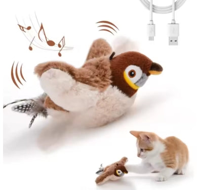 simulation d’oiseau pour chat