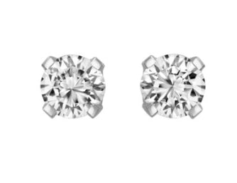 Boucles d'oreilles à tiges fixes argent 925