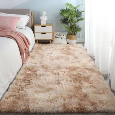 Tapis  pour salon, en peluche, pour chambre à coucher