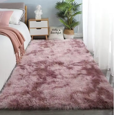 Tapis  pour salon, en peluche, pour chambre à coucher