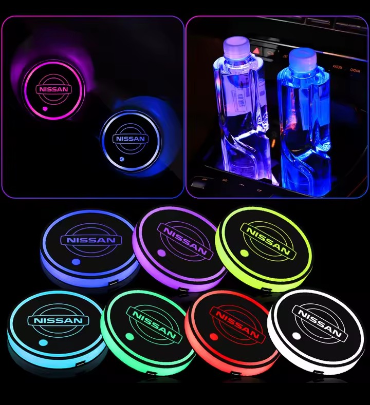 Sous verre led lumineux Nissan